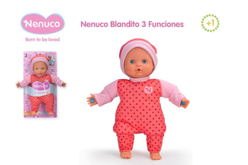 Nenuco Soft Baby Doll With 3 Real Life Roles, Colorful Outfits, 23.6'