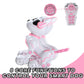 Top Race Pink Robot Dog - Remote Control Toy with Touch Function - Interactive Smart Pet with Voice Commands, Dancing, Animal So