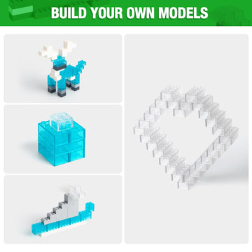 Mannidoo 360 Pieces Building Bricks, Classic Basic Building Flat Parts And Pieces - 2X4 Brick X200 And 2X2 Brick X160, Moc Build