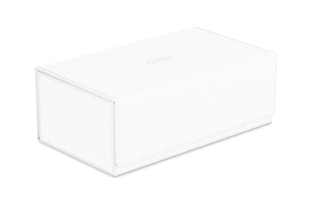 Ultimate Guard Arkhive 800+, Deck Case For 800 Double-Sleeved Tcg Cards, White, Compatible With Boulders, Magnetic Closure & Microfiber Inner Lining