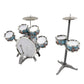 Worem Uniform Vibration Loud Sound ChildrenS Jazz Drum Set With 7 Batteries, Stool, Ages 3+