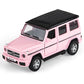 Car Toys for 3 4 5 Year Old Girls Gifts,1/36 Scale G63 Diecast Metal Model Car,Pull Back Cars Toys for Toddler Kids Age 3-6(Pink