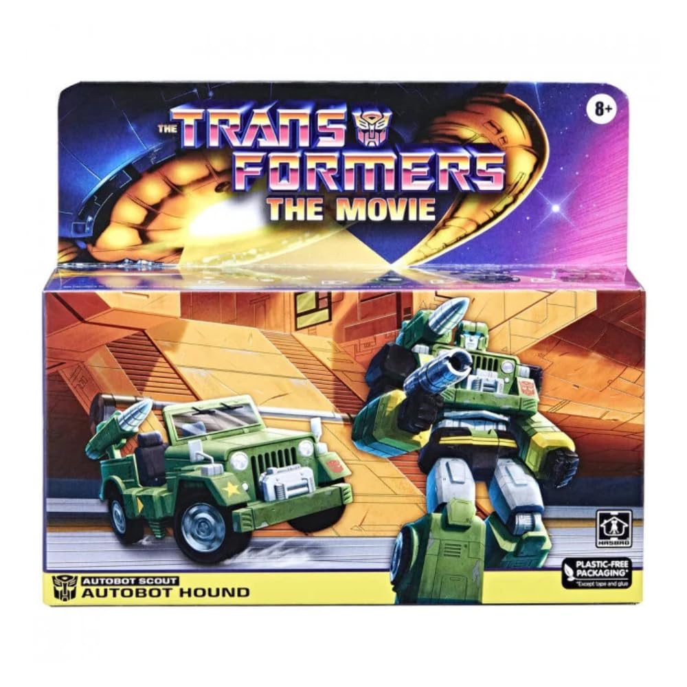 Hasbro Transformers G1 Retro Reissue Autobot Hound Action Figure 5.5" Orange Model F69445L0