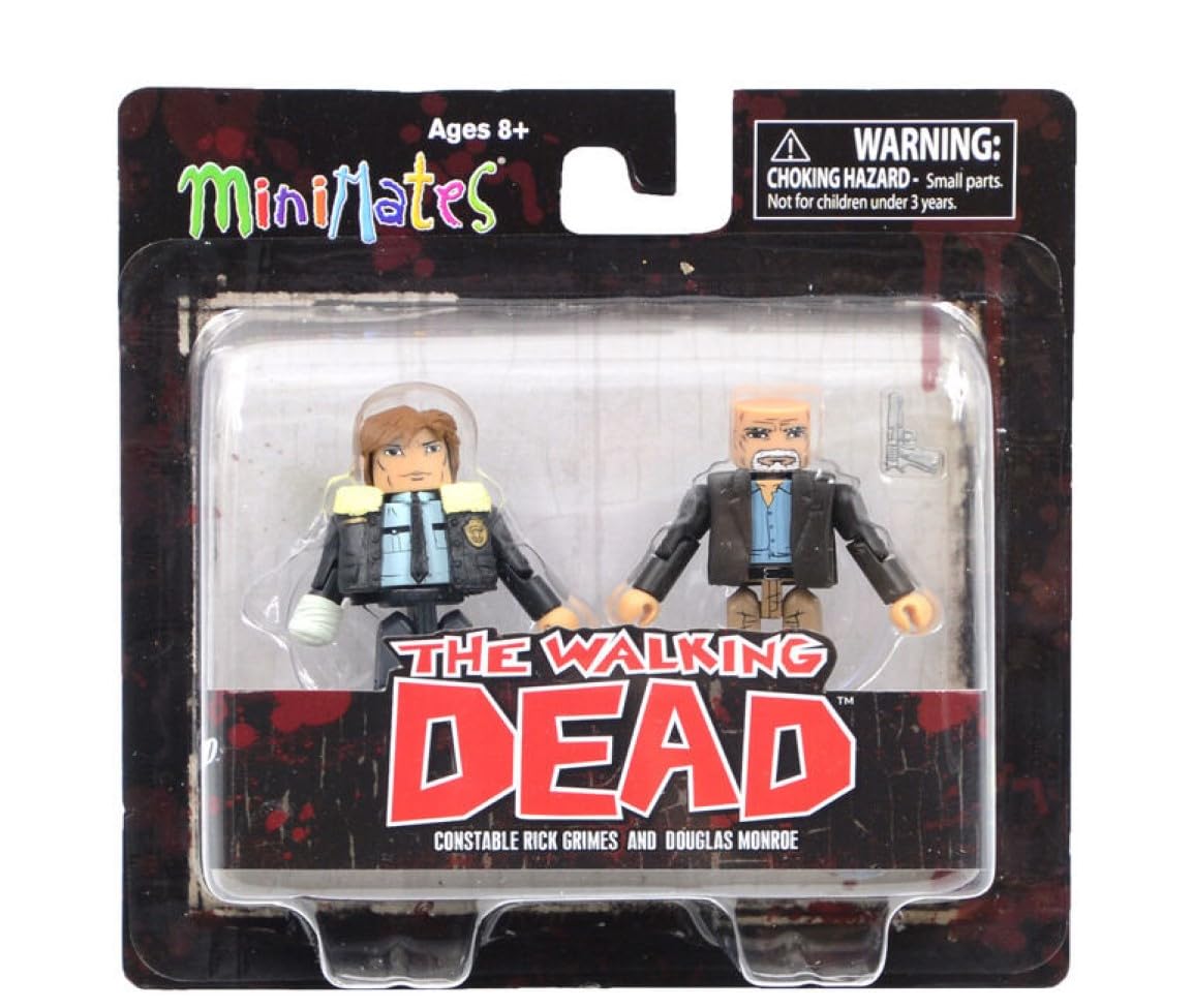 The Walking Dead Minimates Series 6 Constable Rick Grimes & Douglas Monroe