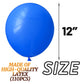 110Pcs Blue Balloon 12 Inch, Blue Latex Balloon For Birthday Party Baby Shower Wedding(With 2 Ribbons).