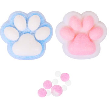 2Pcs Big Squishy Cat Paw Squishy Toy,5 Inches Big Fufu Cat Squeeze Paw,Cute Soft Squeeze Fidget Toys Squeeze Toys For Stress Rel