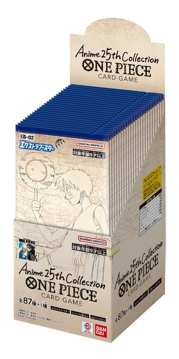 One Piece Card Game Extra Booster Anime 25Th Collection Eb-02 Booster Box - 24 Packs (Japanese)
