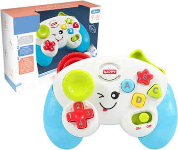 Toyrentto Music & Light Learning Controller Toy For Babies - Interactive Modes & Fine Motor Skill Development, 6+ Months