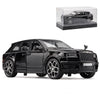 OANMYJJO 1:32 Rolls-Royce Cullinan Die Cast Metal Car Model, Black, Pull Back Toy with Light & Sound for Ages 3+