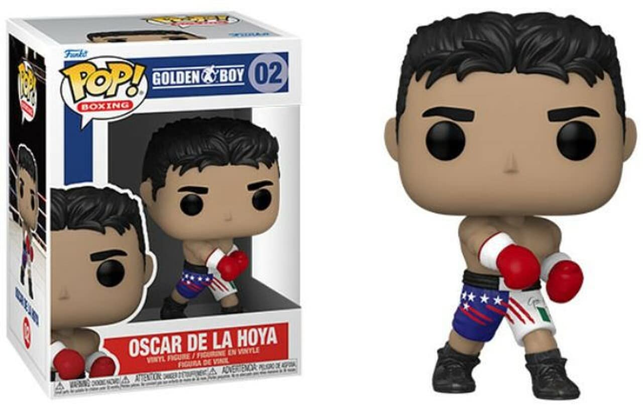 Funko Boxing - Oscar De La Hoya Pop! Vinyl Figure (Bundled With Compatible Pop Box Protector Case)