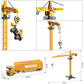 Or Or Tu Alloy Construction Trucks Vehicle Toys For Kids Sounds Lights Effects Take Apart Container,Crane,Excavator Trucks,Cement Mixer,Dumper,Forklift For 3 4 5 6 7+ Years Old Boys Girls Best Gift