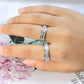 Amorartsky Anxiety Ring For Women Spinner Ring Fidget Ring For Men Keep Going Ring Initial Mood Ring Spinning Ring Anxiety Ring
