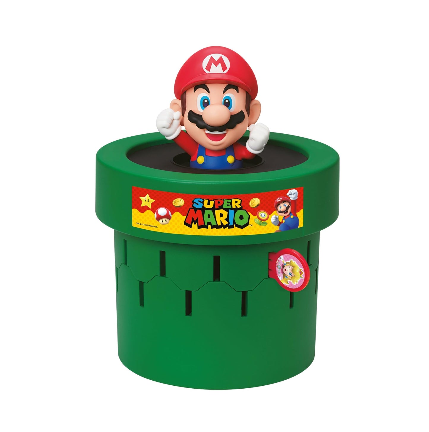TOMY Pop Up Super Mario Board Game for Kids, 2-4 Players, Multi-colour, Ages 4+, Model T73538US