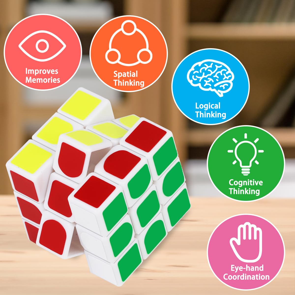 Mini Cube 20 Pack Magic Cube, Puzzle Party Favors For Kids Party Puzzle Game Toys Classroom Rewards & School Prize For Students, Stress Relief Toys Goody Bag Filler Birthday Gift