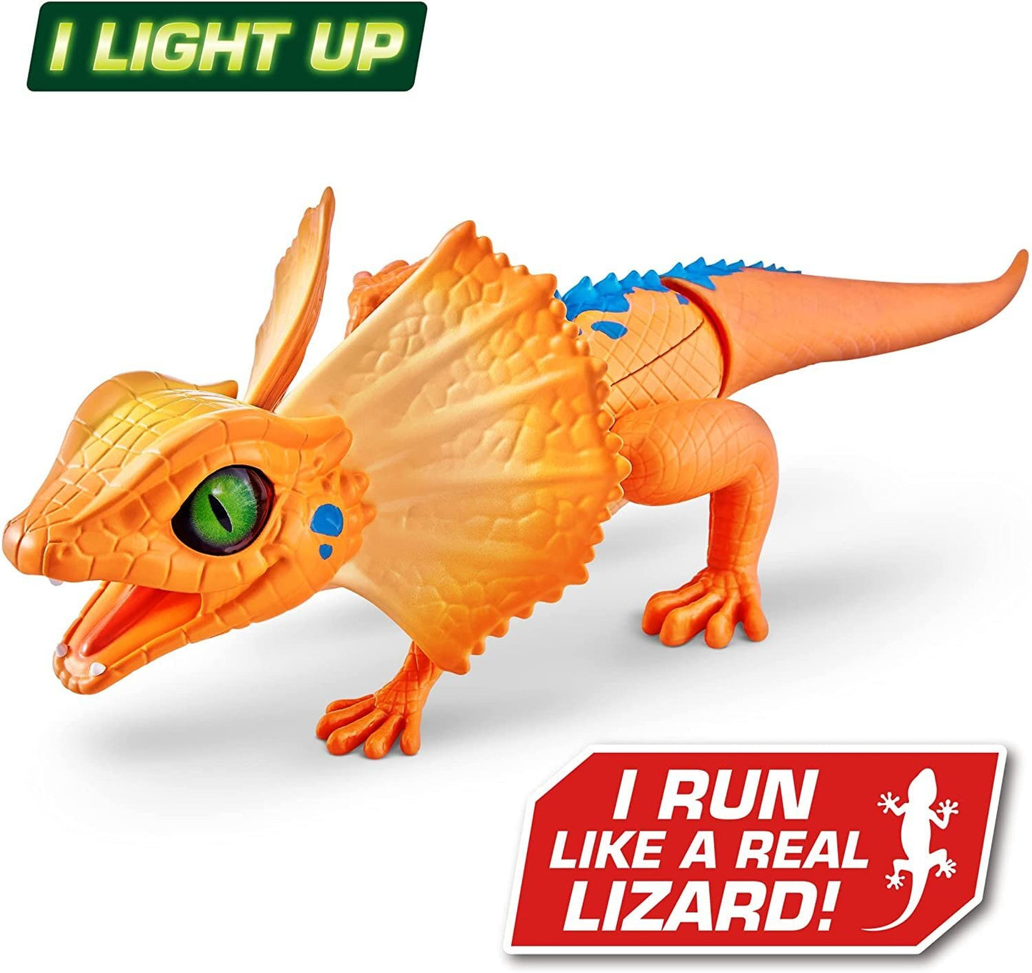 Robo Alive Lurking Lizard Series 3 Green By Zuru Battery-Powered Robotic Light Up Interactive Electronic Reptile Toy That Moves