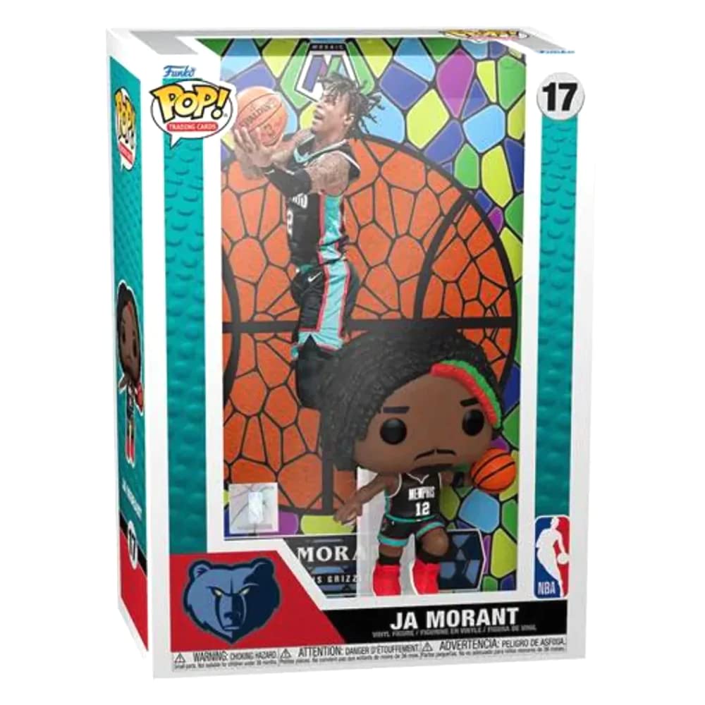 Funko Pop! Trading Cards: Nba - Ja Morant, Memphis Grizzlies (Mosaic)