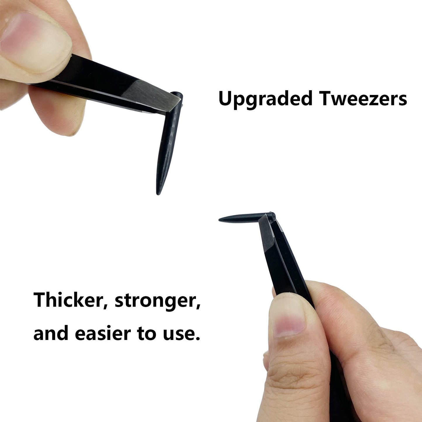 Funnysquee Novelty Popping Pimples Blackhead Toy Ears Shaped Pimple Popping Decompression Acne Blackhead Fan Remover Fun Toy(Upgraded Tweezers)