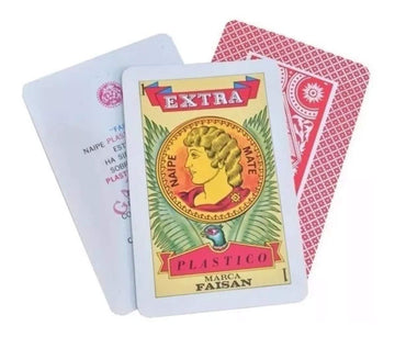 Faisan Spanish Playing Cards - 100% Plastic, 40 Cards, Black, 0.6 x 2.8 x 4.1 inches