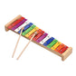 Eryue 15 Note Glo Enspiel Xylophone Wooden Base Colorful Aluminum Bars With 2 Mallets Educational Musical Instrument Rcussion Gi