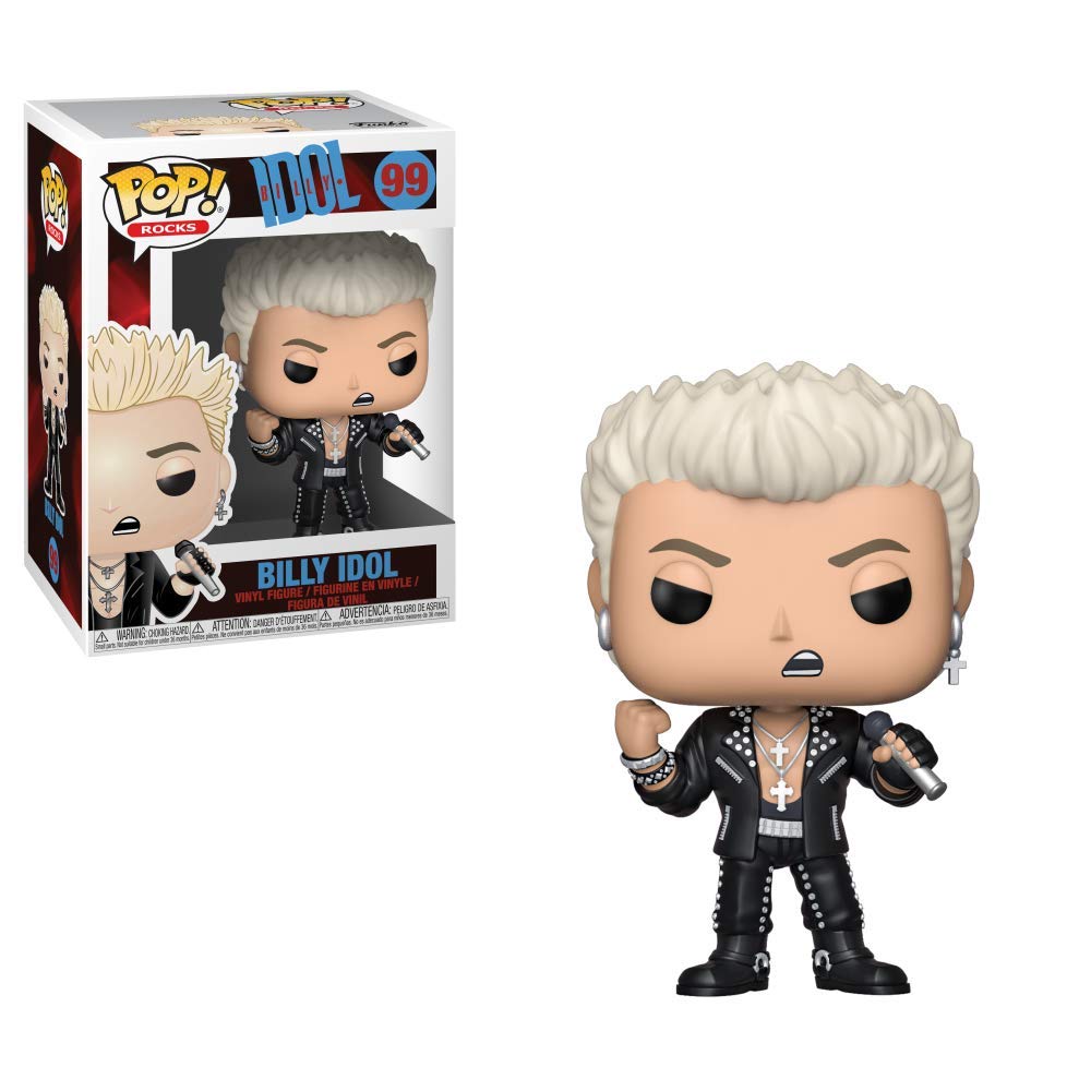 Funko POP! Rocks Billy Idol Vinyl Figure - Standard Size, Multicolor, Model 36445