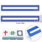 BOXOB 4pcs Mahjong Line Finder  Good Luck Mahjong Card Line Guide Rules Reader Helper Mah Jongg Accessories Gifts for Players (Blue)