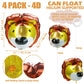 Giant 4D Safari Jungle Animal Lion Head Balloons Woodland Forest Lion Balloons Baby Shower Party Supplies Birthday Decorations,