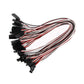 Oliyin 20Pcs 11.81Inch 30Cm 300Mm Rc Servo Extension Cord Cable Wiring Lead For Rc Car Helicopter