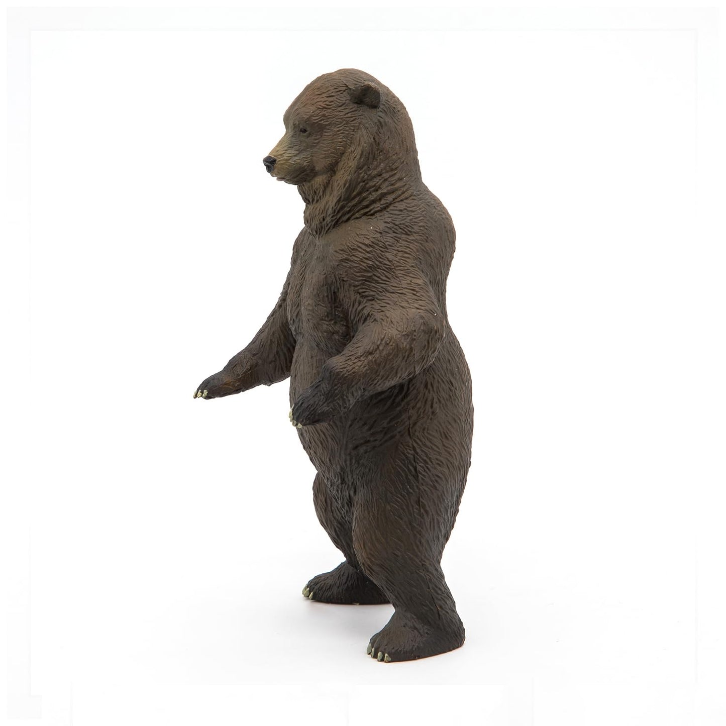 Papo Wild Animal Kingdom Figure, Grizzly Bear, Brown