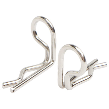 GDOOL 30-Pack 90-Degree Angle 1mm Body Clips Bent Springy Pins WJ07 for All 1/16 1/18 1/20 Scale Model Car Truck Crawler Truck(S