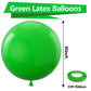 Bezente Green Giant Balloons 36 Inch - 8 Pack Jumbo Green Balloons Large Round Light Green Latex Balloons For Birthday Baby Show