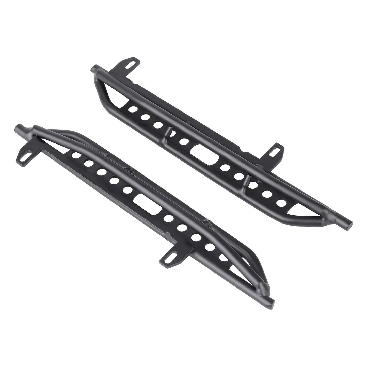 AllinRC RC Crawler Rock Sliders Metal Side Pedal Step Running Boards Foot-Plate for Axial SCX10 III Body Shell Accessories