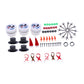 Merishopp Snowman Craft For Kids Snowman Making Indoor DCoration For Party Activities|Crafts | Kids Crafts | Craft Kits|6 White 