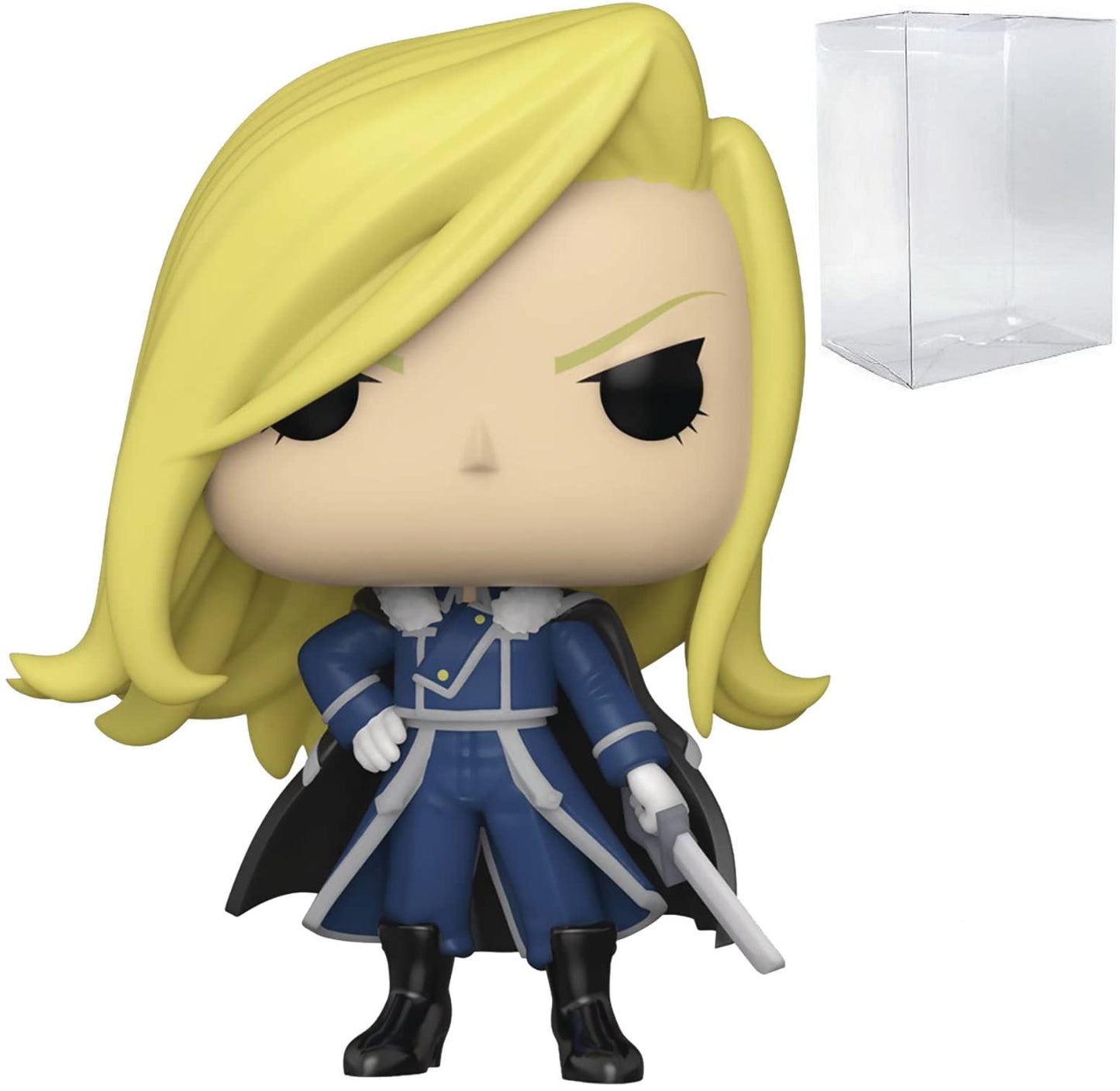 Pop Full Metal Alchemist: Brotherhood - Oliver Mira Armstrong Funko Vinyl Figure (Bundled With Compatible Box Protector Case), M