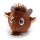 The Petting Zoo Bison Stuffed Animal Plushie, Gifts For Kids, Squishiez Wildlife Animal Squeeze Toy, Bison Plush Toy, 3 Inches