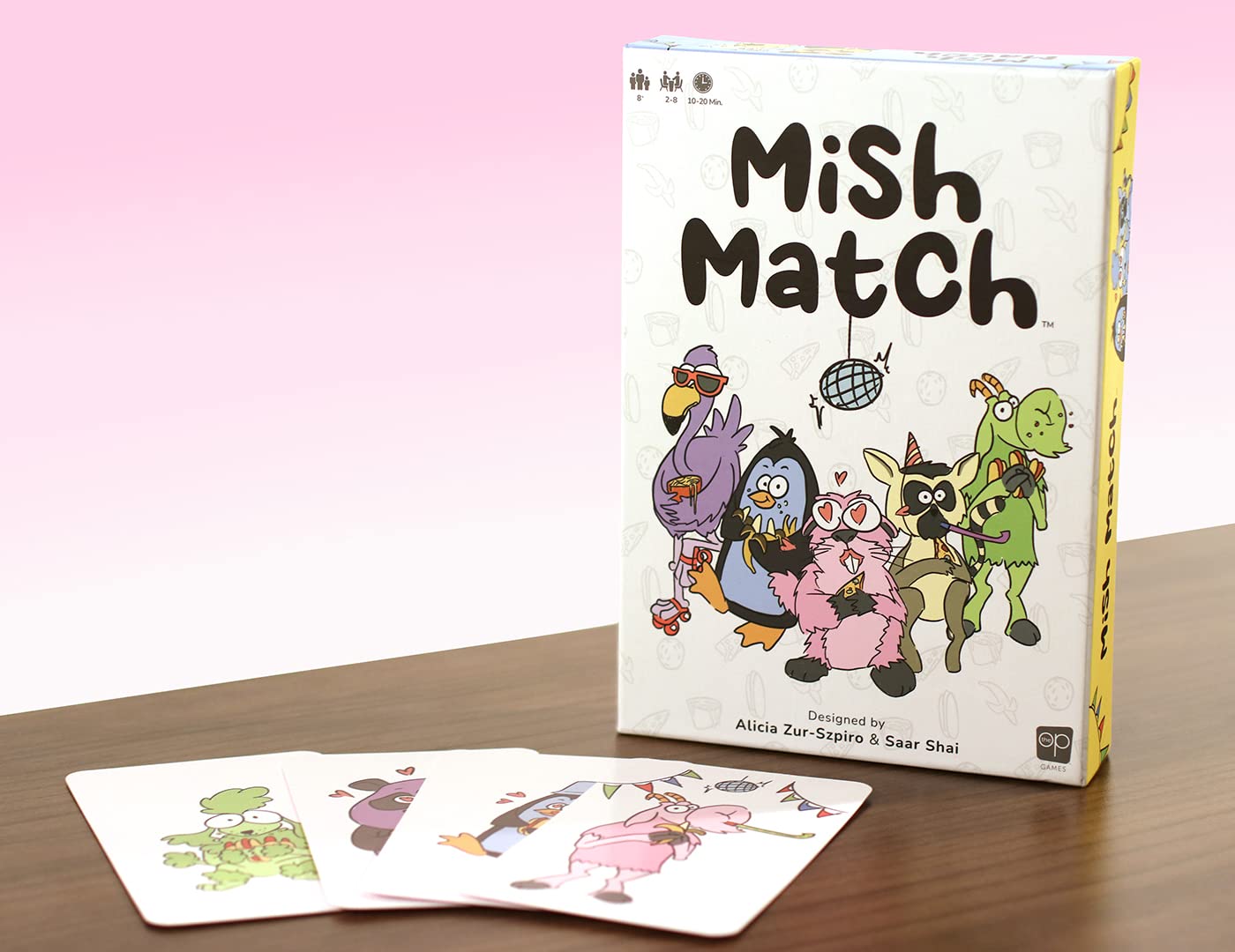 Usaopoly Mish Match | Fast Paced Party Game For 2-8 Players | Ages 8+ | Card Game For Family Night Fun