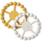 Samigo Baby Teething Toys 0-6 3-6 6-12 Months, Silicone Teether Rings, Chew Toys For Teething Relief - Baby Boys And Girls - 2 Pack