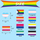 Meplum Pride Stickers 1000 Pcs, Lgbtq+ Pride Flag Stickers Pack, Heart Pride Stickers Roll For Transgender Lesbian Bi Nonbinary