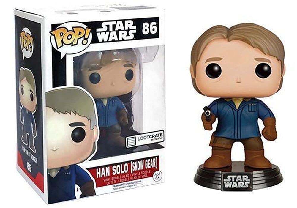 Loot Crate Exclusive Funko Pop #86 Star Wars Han Solo In Snow Gear The Force Awakens