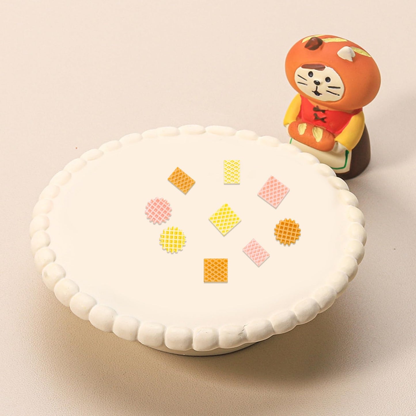 100 Pieces Mini Cookies For Dollhouse Miniatures Mini Food For Crafts Tiny Resin Things For Dollhouse Mini Kitchen Micro Landsca