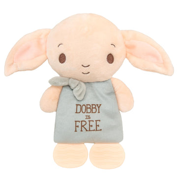 KIDS PREFERRED Harry Potter Dobby Teether Plush Toy Crinkle Cloth for Newborn Baby Boys and Girls 9.5 inches
