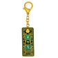 Feng Shui Merald Pagoda With Om Ah Hum Keychain W5318