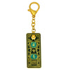 Feng Shui Merald Pagoda With Om Ah Hum Keychain W5318