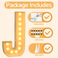 Imprsv 4Ft Marquee Light Up Letters J, Large Light Up Letters For Baby Shower Anniversary Wedding Room Decor, Big Letters For Pa