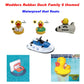 Rubber Duck Space Venture Shuttle, Waddlers Brand Toy Bathtub Rubber Ducks That Floats Upright, Birthday Baby Shower, All Depts.Space Venture Future Dreaming Favor Gift