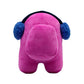 Just Toys Llc Among Us 6' Plush Series 4 (Pink W/Ear Muffs)