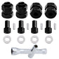 4 Pieces Aluminum Extended 7mm Hex Wheel Hubs 8mm Thick Wheel Spacers Offsets for Axial SCX24 AXI90081 Deadbolt AXI00002 Jeep Wr