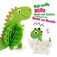 Mocoosy 12 Pieces Dinosaur Party Honeycomb Centerpieces Table Decorations, Dinosaur Birthday Party Supplies Paper Center Piece T