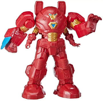 Avengers Marvel Mech Strike 8-Inch Super Hero Action Figure Toy Ultimate Mech Suit Iron Man, For Kids Ages 4 And Up , Black