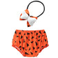 Baby Halloween Costumes Family 2024 Flintstones Bambam Mommy And Me Toddler Newborn Girls Kids Outfit,6-12 Months Orange