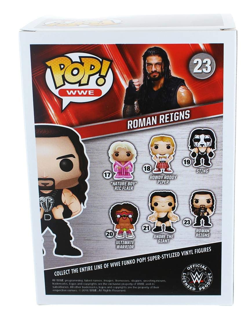Funko POP WWE Roman Reigns Action Figure - Metallic Vinyl - 3.75 inches - Model 7753